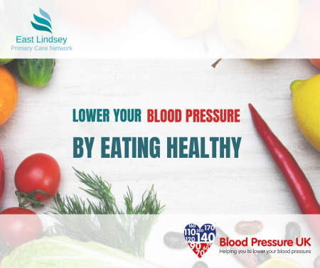 Eating healthy and your blood pressure - Link to Blood Pressure UK website