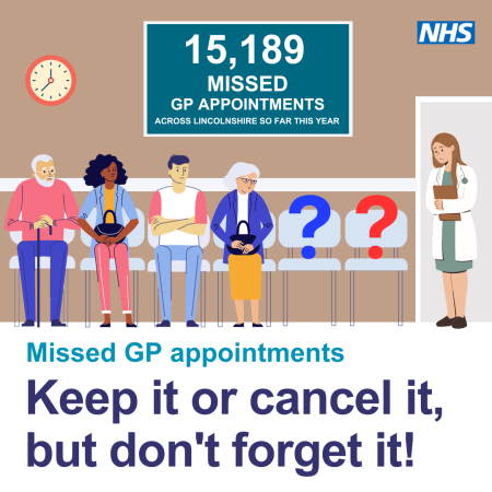 NHS Poster, Can't make it, Cancel it.